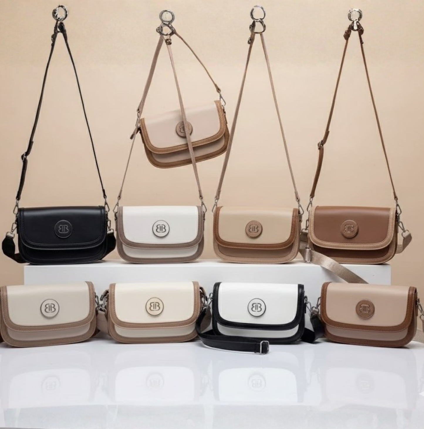 Elegant Crossbody Shoulder Bag for Women – Classic Mini Flap Design