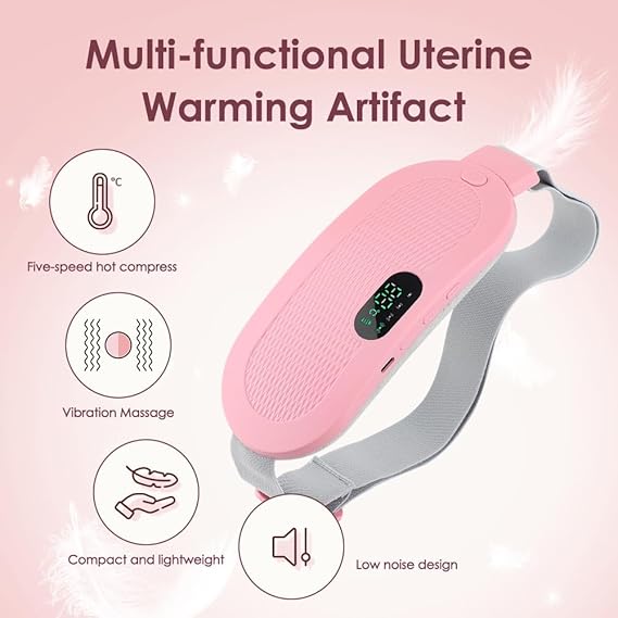 Period Cramp Relief Electric Heating Belt Massager |