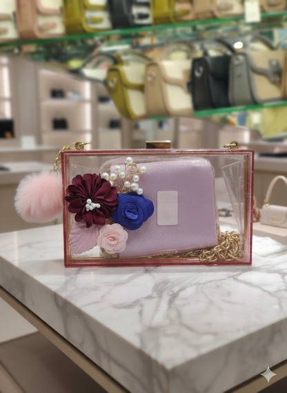 The Blossom Crystal Bag – Floral Elegance in Every Shade