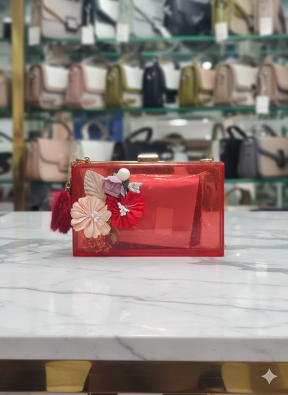 The Blossom Crystal Bag – Floral Elegance in Every Shade